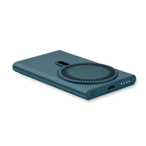 Vezeték nélkül töltő powerbank (Kék)