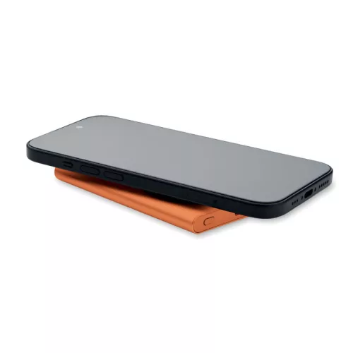 Vezeték nélkül töltő powerbank (Narancssárga)