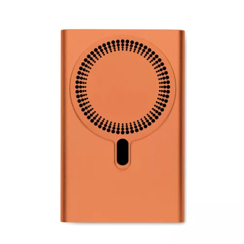 Vezeték nélkül töltő powerbank (Narancssárga)