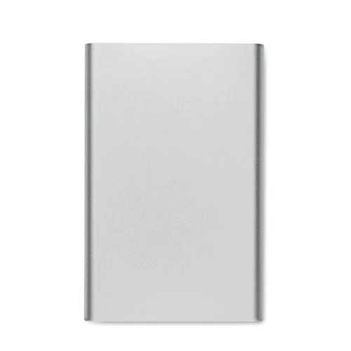 Vezeték nélkül töltő powerbank (Matt Ezüst)