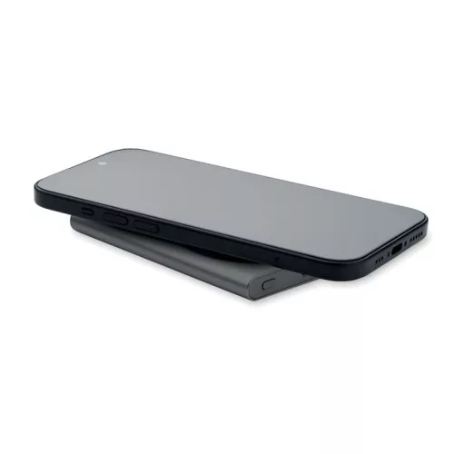 Vezeték nélkül töltő powerbank (Titániumszürke)