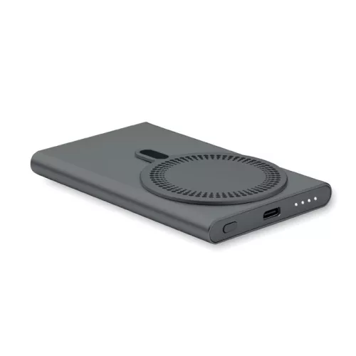 Vezeték nélkül töltő powerbank (Titániumszürke)