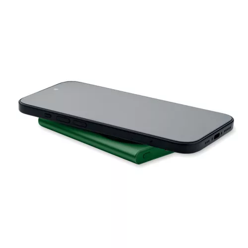 Vezeték nélkül töltő powerbank (Sötétzöld)