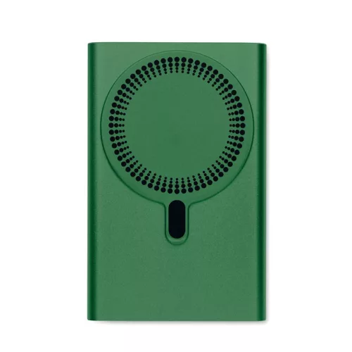 Vezeték nélkül töltő powerbank (Sötétzöld)