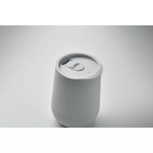 PP duplafalú pohár 300 ml (Fehér)