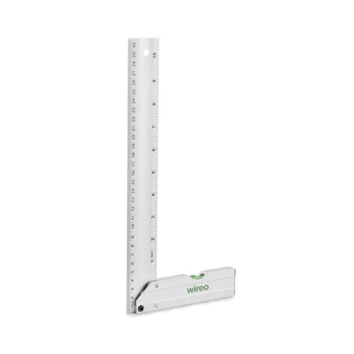 Alum. vízmérték vonalzó 30 cm