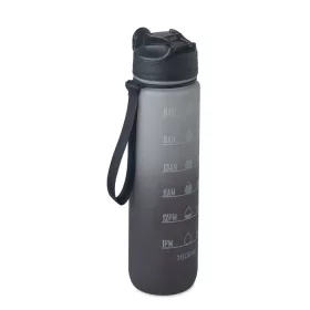 RPET sportkulacs 1 liter (Fekete)