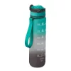 RPET sportkulacs 1 liter (Fekete/kék)