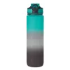 RPET sportkulacs 1 liter (Fekete/kék)