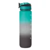 RPET sportkulacs 1 liter (Fekete/kék)