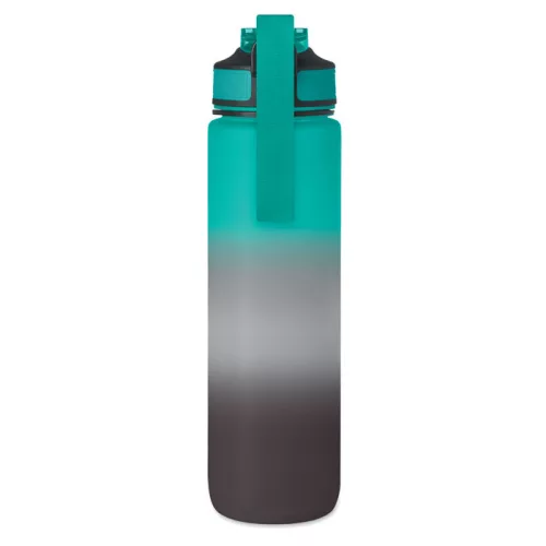 RPET sportkulacs 1 liter (Fekete/kék)