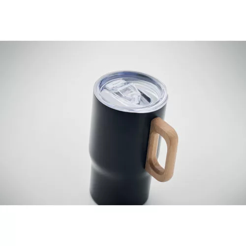 Duplafalú pohár 350 ml (Fekete)