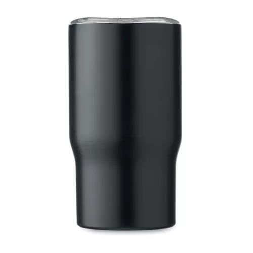 Duplafalú pohár 350 ml (Fekete)