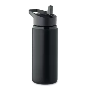 Szimplafalú palack 500 ml (Fekete)