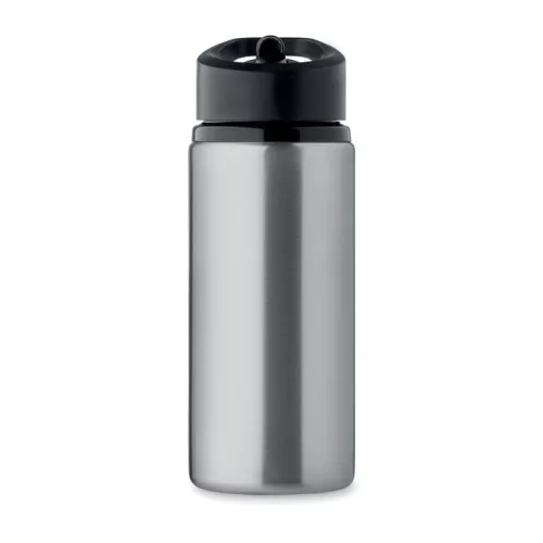 Szimplafalú palack 500 ml (Matt Ezüst)