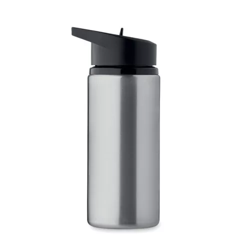 Szimplafalú palack 500 ml (Matt Ezüst)