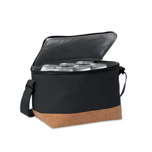 600D RPET hűtőtáska (Fekete)