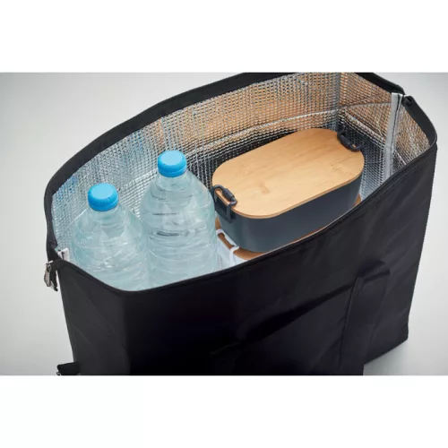 300D RPET hűtőtáska 37l (Fekete)