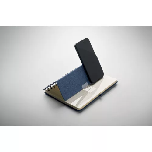 A5 notesz telefontartóval (Kék)