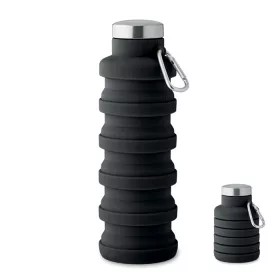 Összecsukható kulacs 500 ml (Fekete)
