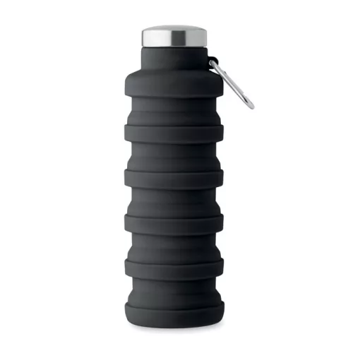 Összecsukható kulacs 500 ml (Fekete)