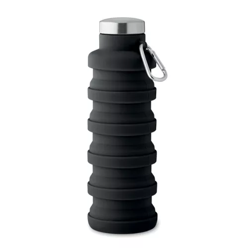 Összecsukható kulacs 500 ml (Fekete)