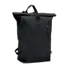 Rolltop hátizsák 390 g/m² (Fekete)