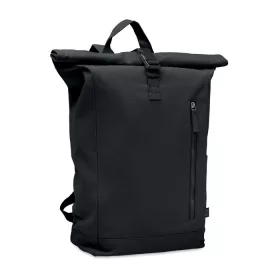 Rolltop hátizsák 390 g/m² (Fekete)