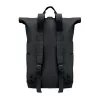 Rolltop hátizsák 390 g/m² (Fekete)
