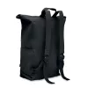 Rolltop hátizsák 390 g/m² (Fekete)