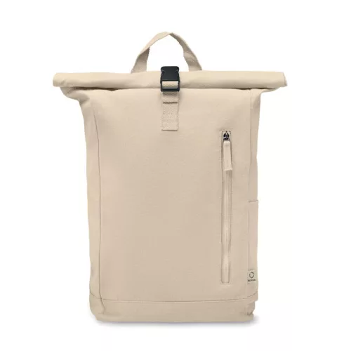 Rolltop hátizsák 390 g/m² (Bézs)