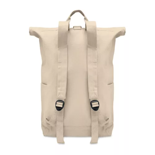 Rolltop hátizsák 390 g/m² (Bézs)