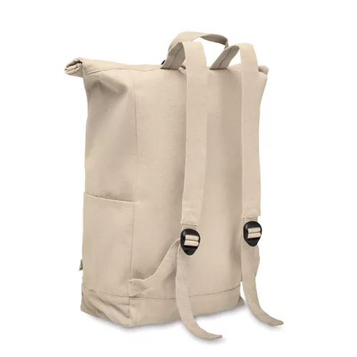 Rolltop hátizsák 390 g/m² (Bézs)