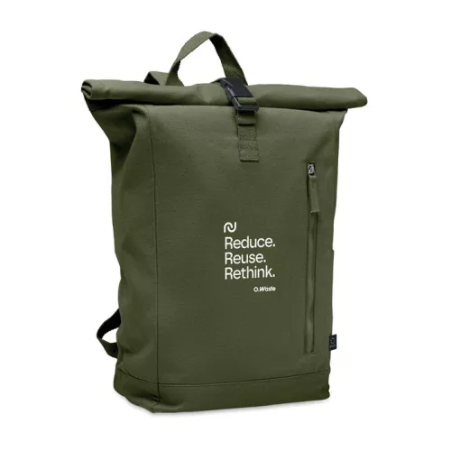 Rolltop hátizsák 390 g/m² (Katona Zöld)