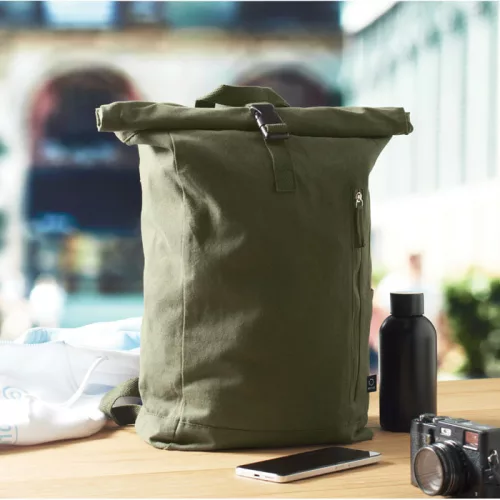 Rolltop hátizsák 390 g/m² (Katona Zöld)