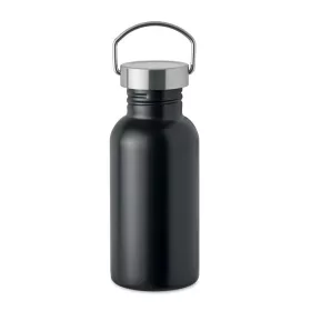 Szimplafalú palack 500 ml (Fekete)