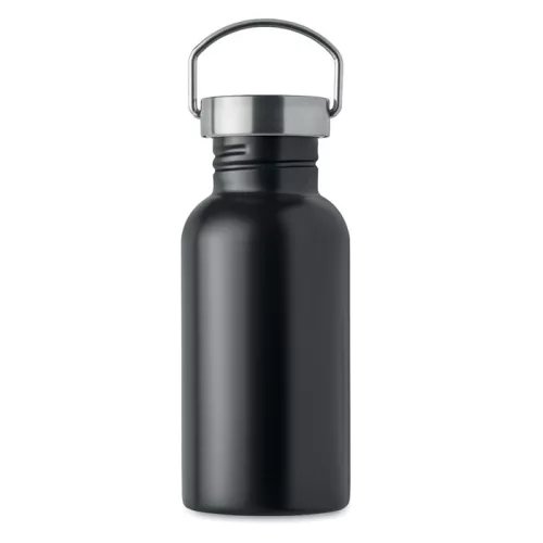 Szimplafalú palack 500 ml (Fekete)