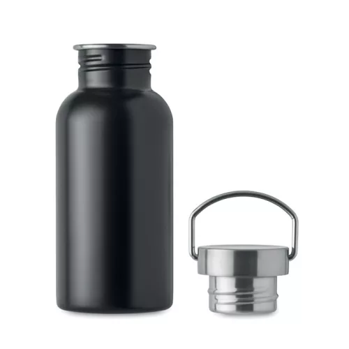Szimplafalú palack 500 ml (Fekete)