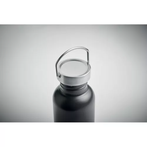 Szimplafalú palack 500 ml (Fekete)