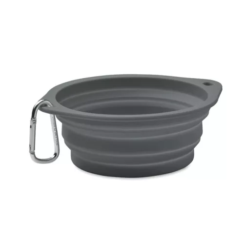 Hordozható ivó/etetőtál 350 ml (Kőszürke)