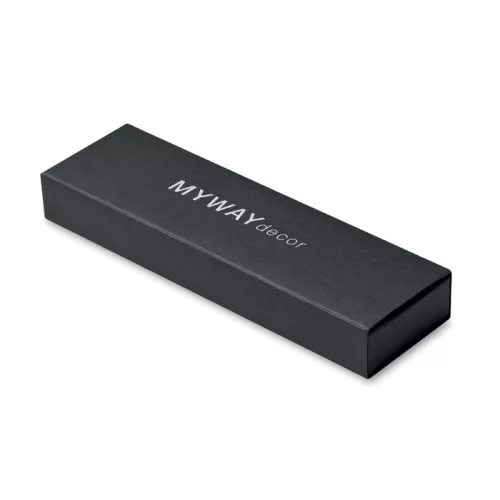 Újrah. alumínium tollkészlet (Fekete)