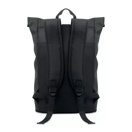 15 colos laptop PU hátizsák (Fekete)