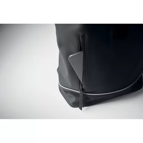 15 colos laptop PU hátizsák (Fekete)