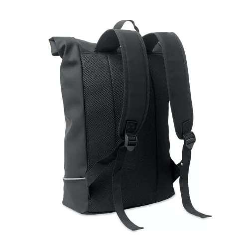 15 colos laptop PU hátizsák (Fekete)