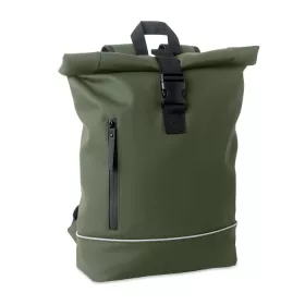 15 colos laptop PU hátizsák (Sötétzöld)