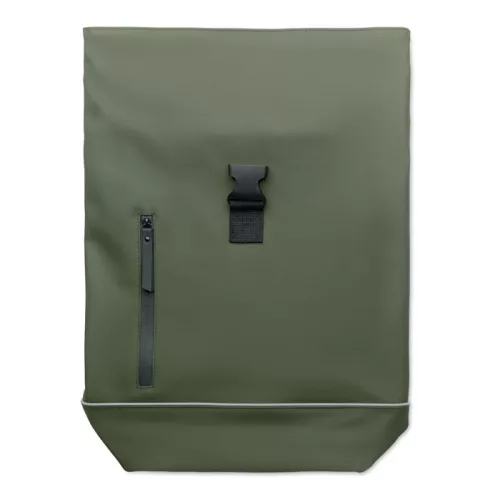 15 colos laptop PU hátizsák (Sötétzöld)