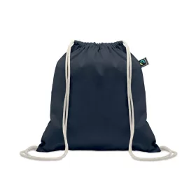 Fairtrade zsinóros táska 180 g (Kék)