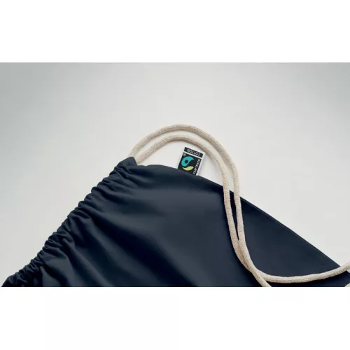 Fairtrade zsinóros táska 180 g (Kék)
