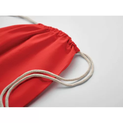 Fairtrade zsinóros táska 180 g (Piros)
