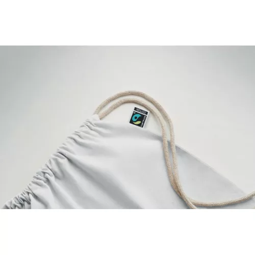 Fairtrade zsinóros táska 180 g (Fehér)